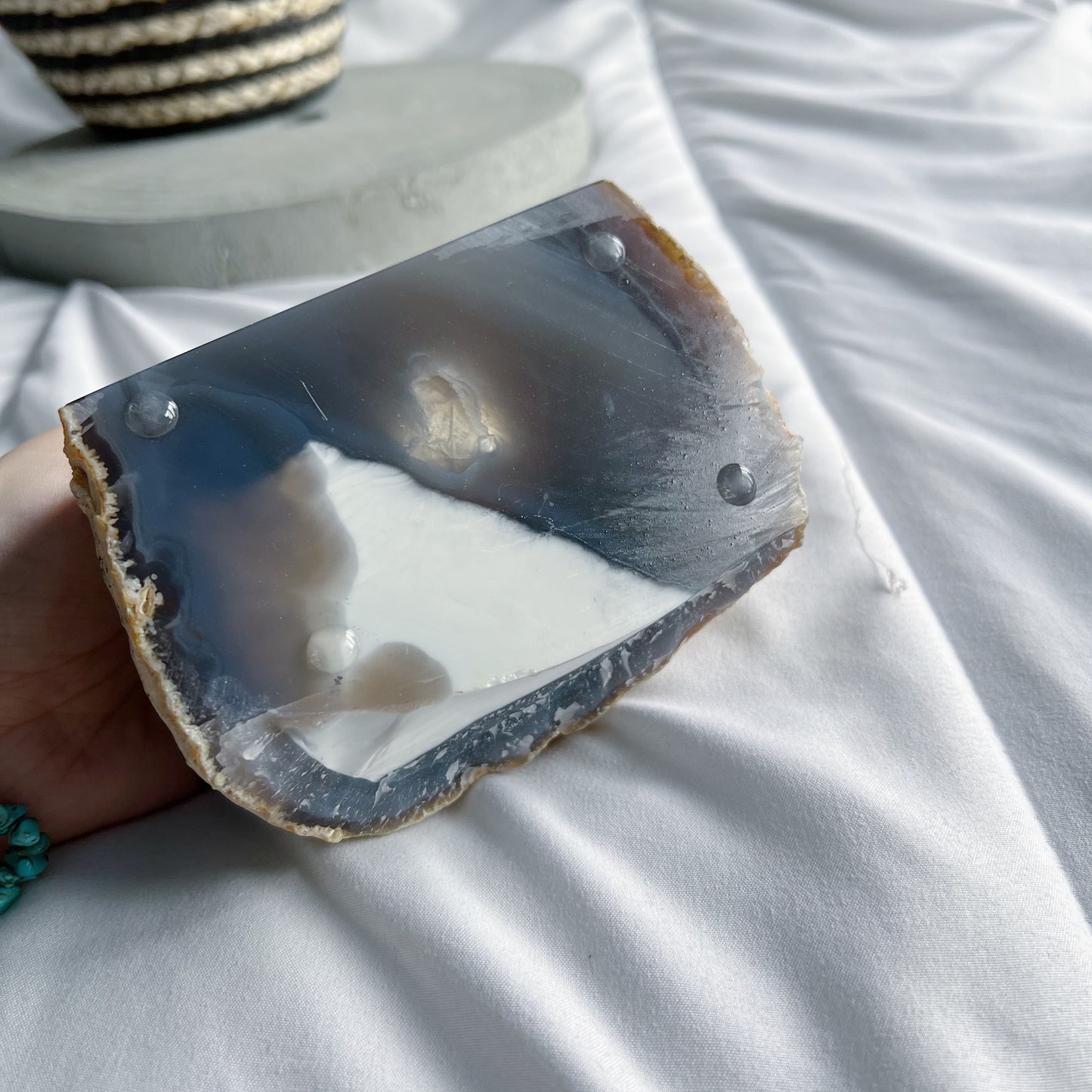 Agaat - theelichthouder 5