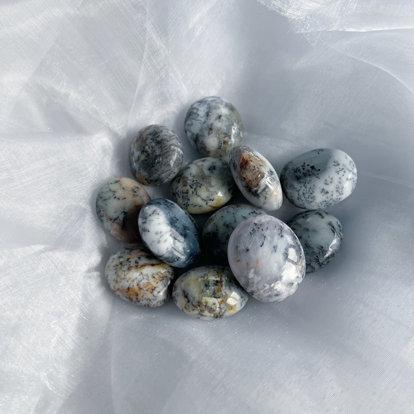 Dendriet agaat - trommelstenen