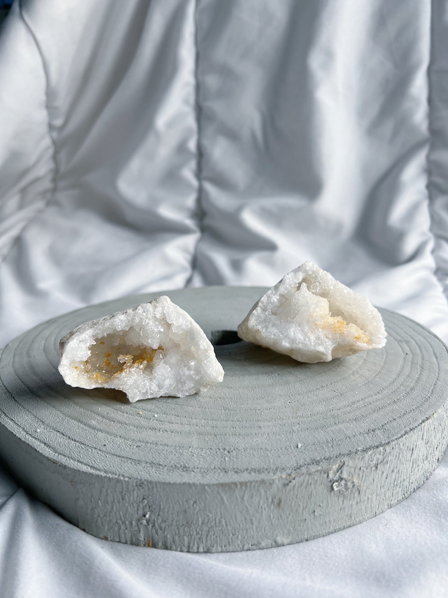 Bergkristal geode kwarts