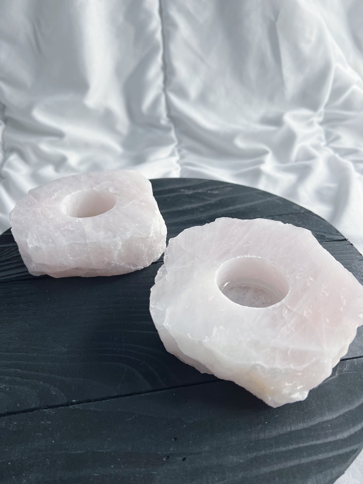 Rozenkwarts - theelichthouder