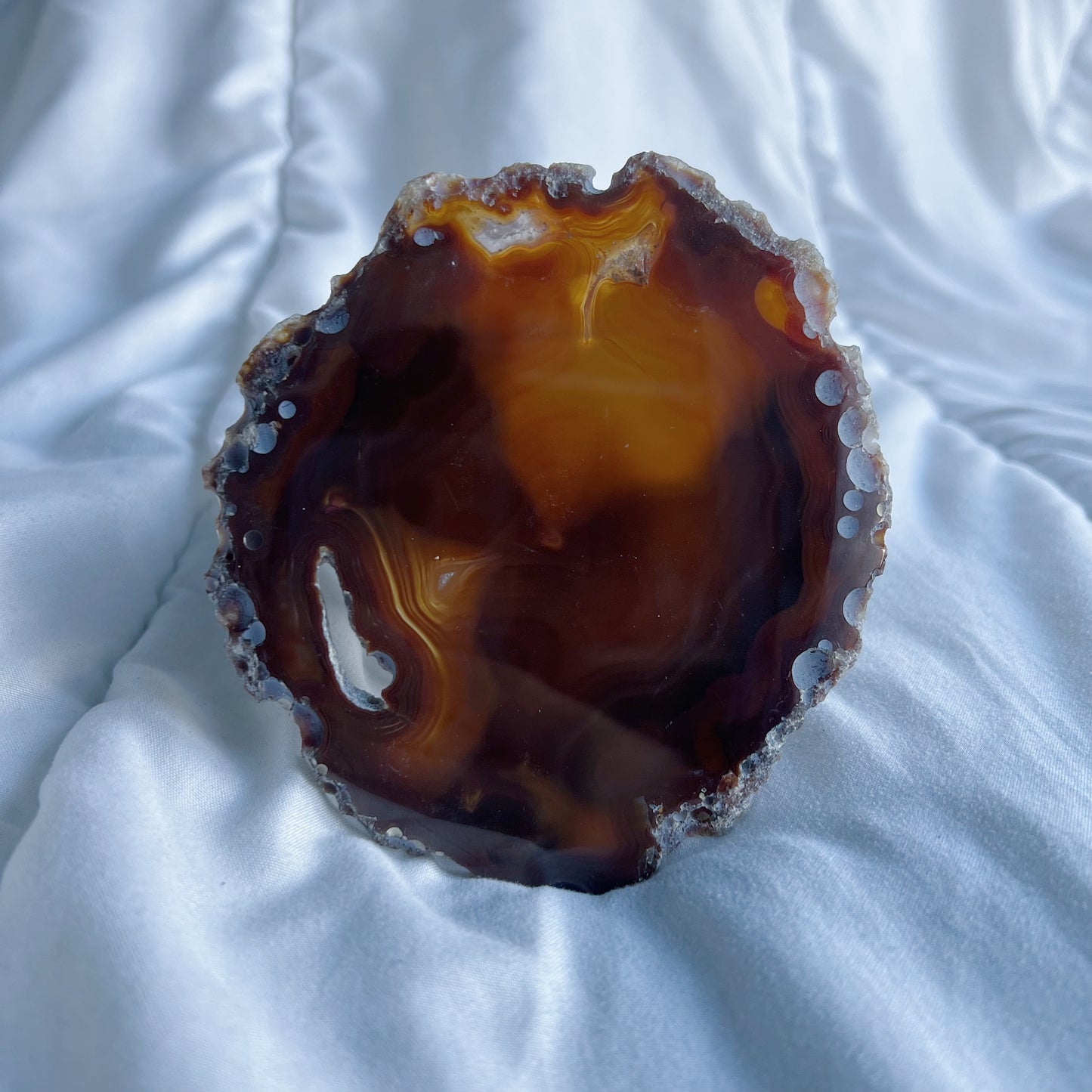 Agaat schijf naturel nr.6