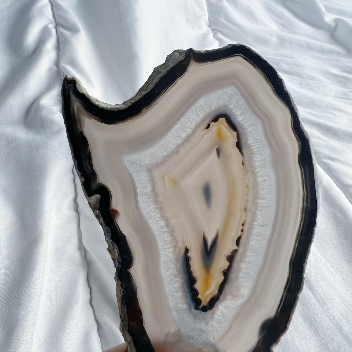 Agaat schijf naturel nr.10