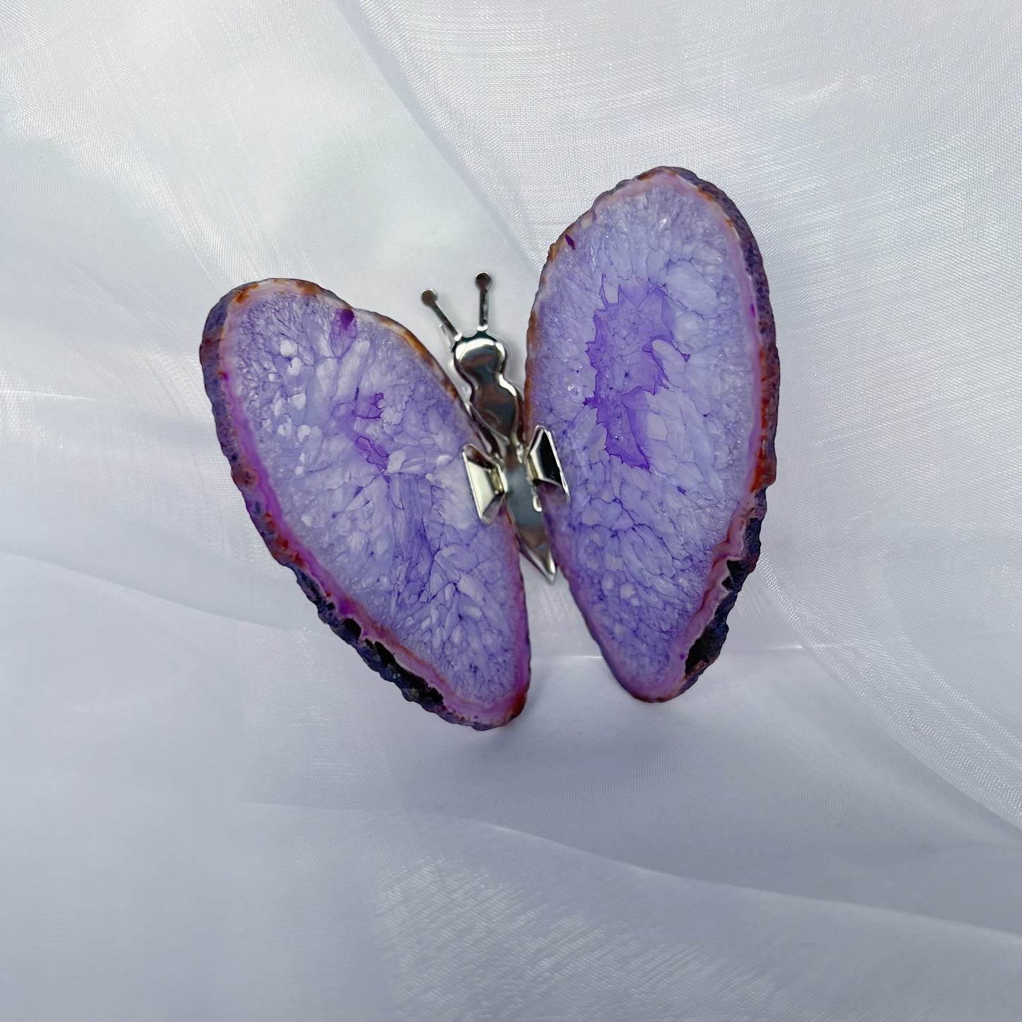 Agaat vlinder - paars 3