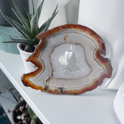 Agaat schijf naturel nr.2