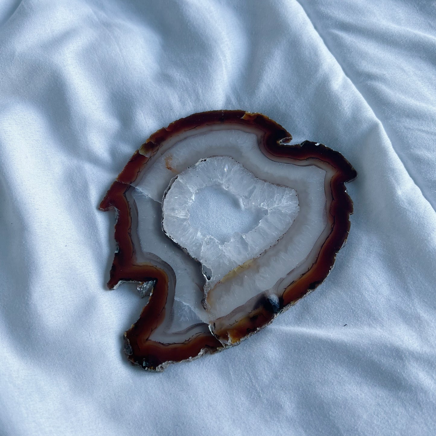 Agaat schijf naturel nr.2