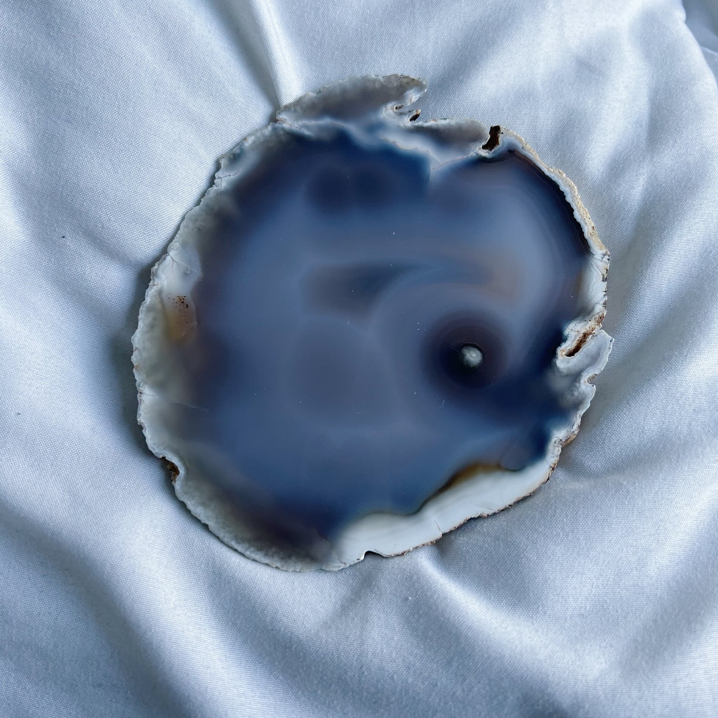 Agaat schijf naturel nr.1