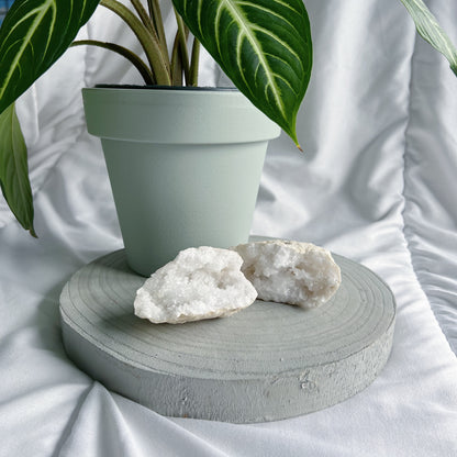 Bergkristal geode kwarts