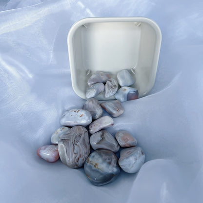 Agaat botswana roze - trommelsteen