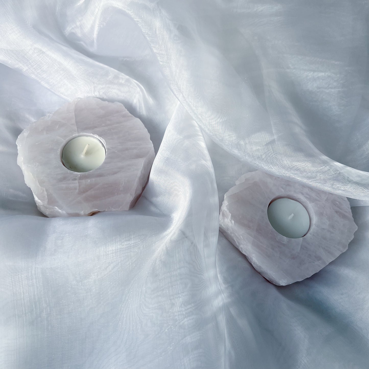 Rozenkwarts - theelichthouder