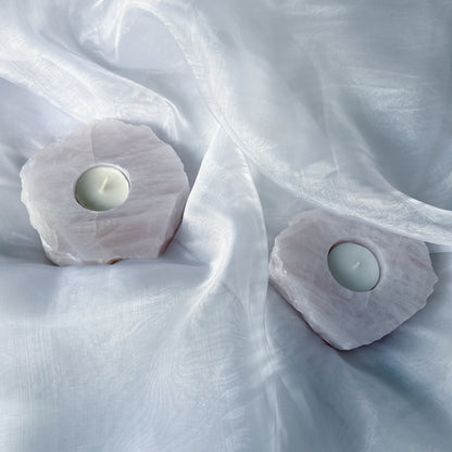 Rozenkwarts - theelichthouder