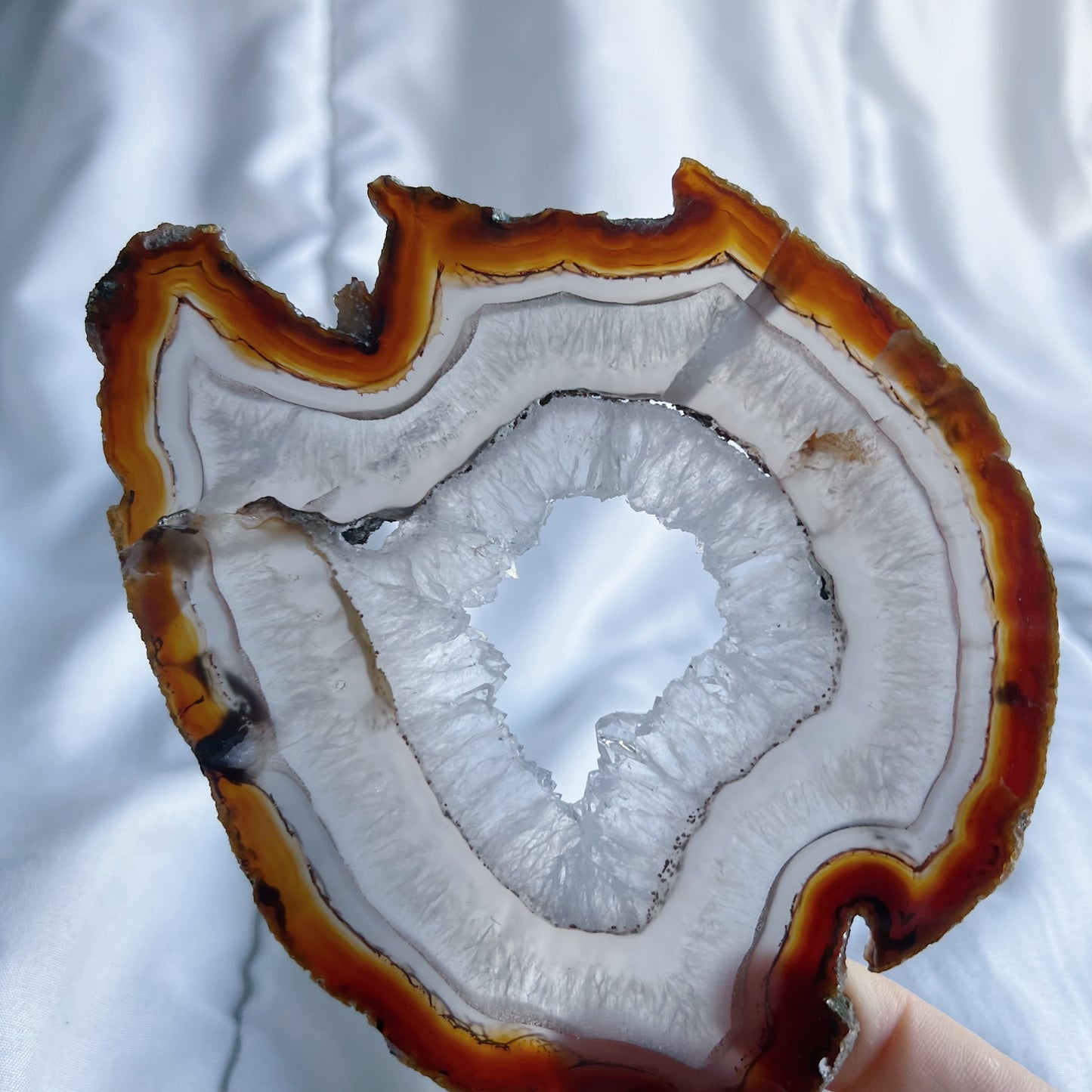 Agaat schijf naturel nr.2