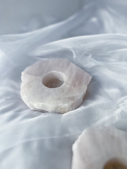 Rozenkwarts - theelichthouder