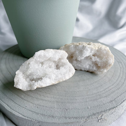 Bergkristal geode kwarts