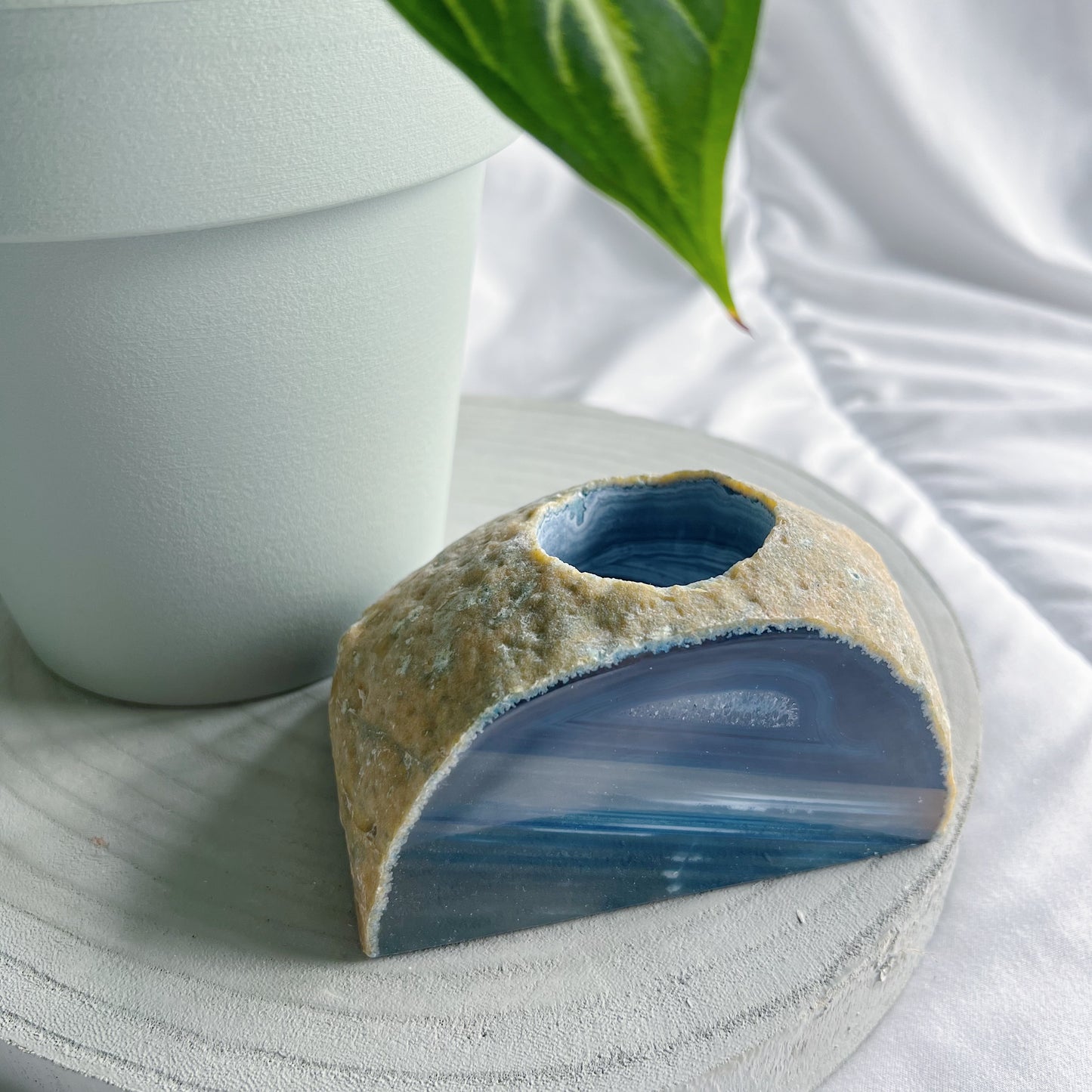 Agaat - theelichthouder 3