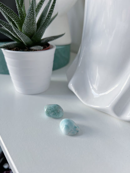 Larimar - Trommelstenen