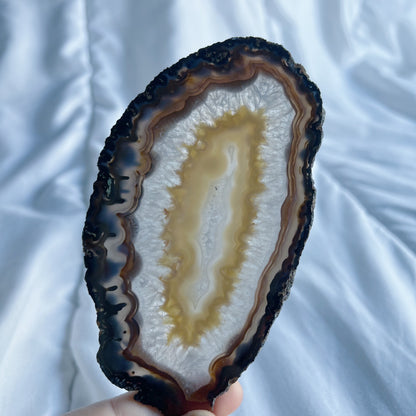 Agaat schijf naturel nr.8