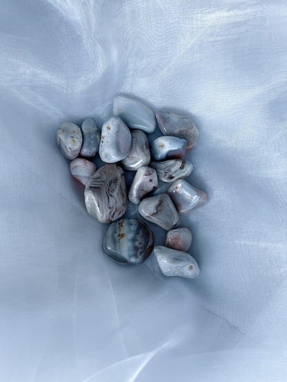 Agaat botswana roze - trommelsteen