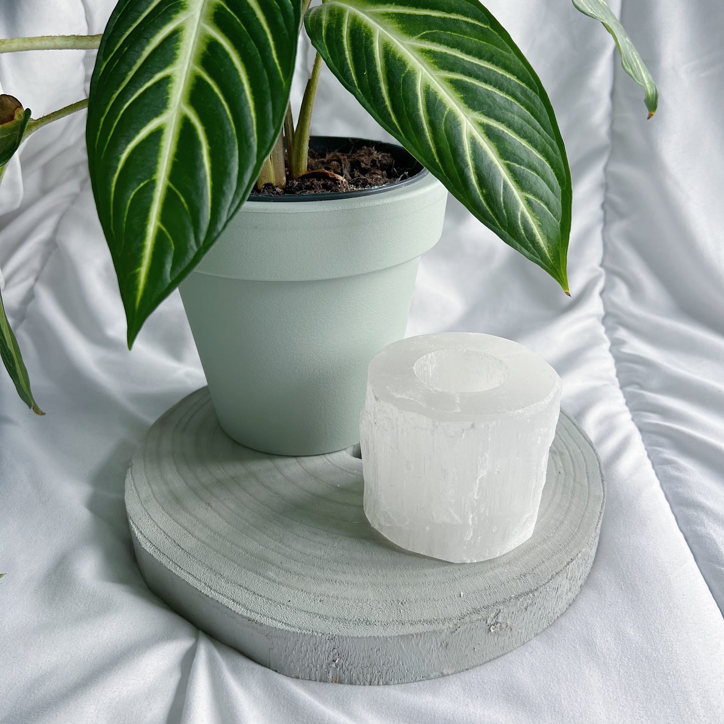 Seleniet theelichthouder