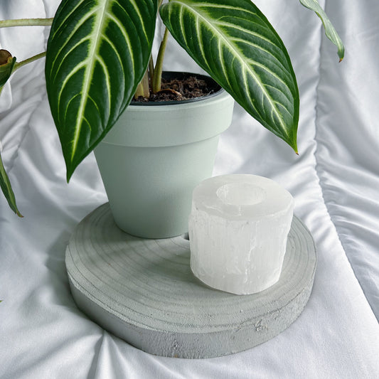 Seleniet theelichthouder