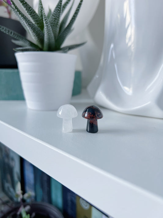 Bergkristal paddenstoel