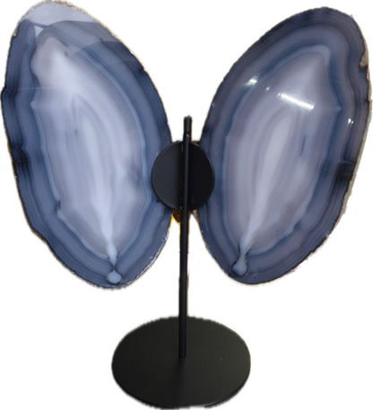 Agaat vlinder op standaard (M)