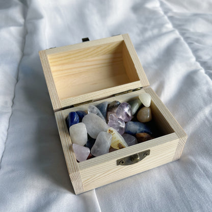 Schatkistje met 200gr edelstenen